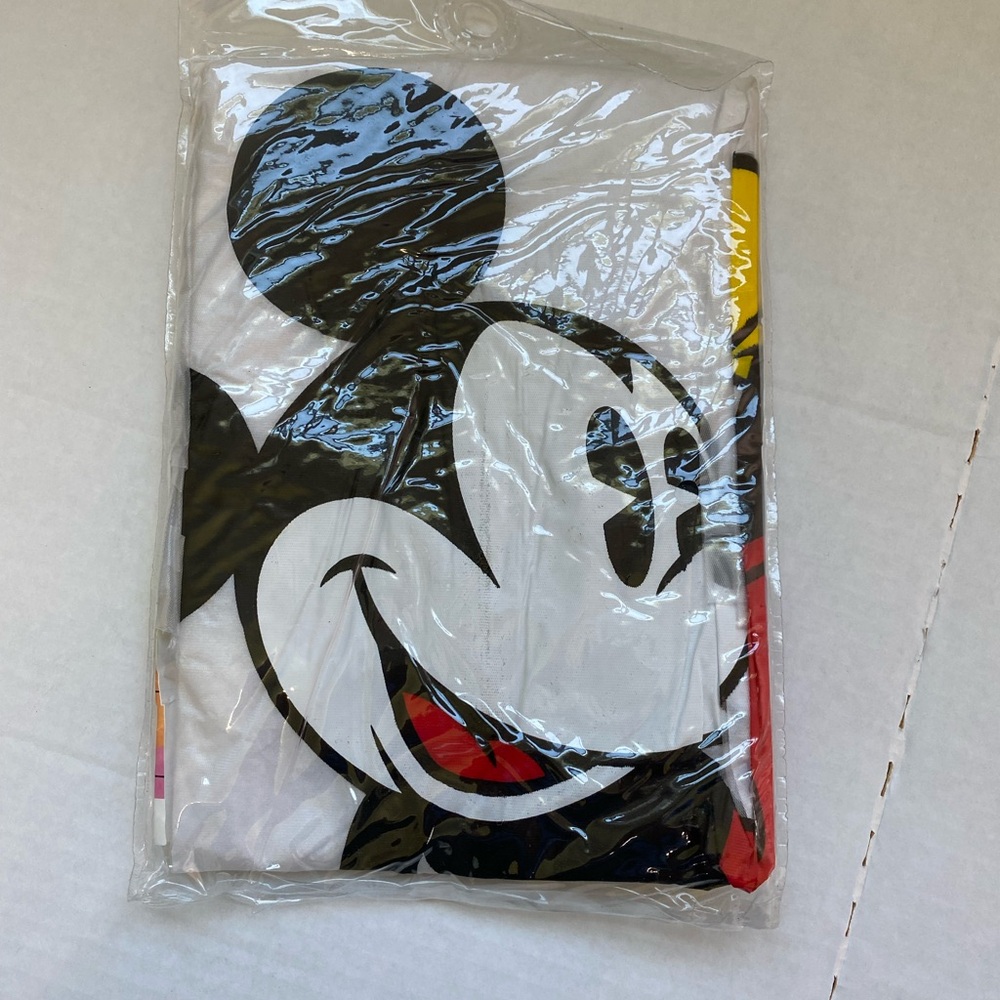 (2) Mickey Mouse Youth Poncho One Size Fits All 30 X 42 ponchos
Set of two